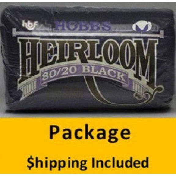 Hobbs Heirloom Premium 80/20 Black Batting