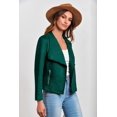 thumbnail image 4 of Saco PRETTYGARDEN 2025 de gamuza sintética verde oscuro talle M, 4 of 8