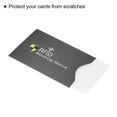 thumbnail image 3 of Uxcell Protect NFC Holder RFID Blocking Credit Card Sleeves, Black 20 Pack, 3 of 5