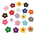 thumbnail image 1 of Lot de 20 Patchs Thermocollants Tournesol Coloré avec Fleurs I6B6, 1 of 8