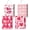 Heart, variant on 12 count Mother's Day  Bag ith Handles Love  Red Mother's Day Bags Valentines Goodie Bags for Anniversary Mother's Day  rapping Bag