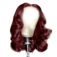 thumbnail image 5 of LHWEN 17.7 Inch Middle Part Wavy Wig, Long Wavy Middle Part Ladies Wig, Synthetic Curly Wavy Wig, Natural Wavy Hot Wig, Suitable For Daily Gatherings, 5 of 7