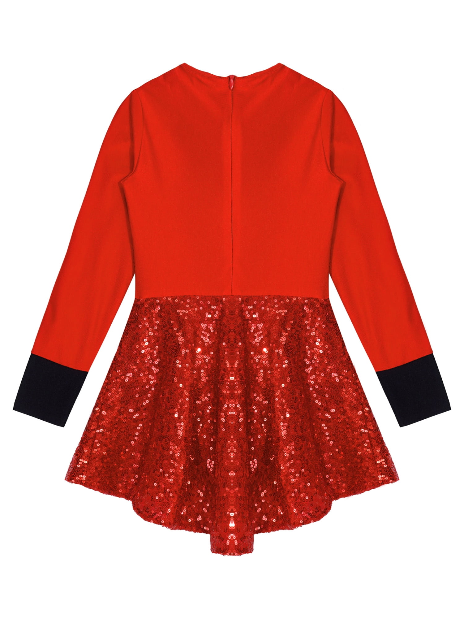 Loodgao Girls Sequins Dance Dress Figure Skating Tutu Dress Shiny Fancy  Dress Up Bodysuit Red 8 - Walmart.ca