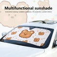 thumbnail image 6 of Suncoda Car Sun Shade Sun Shade For Car Window Sunshade For Car Windshield Car Sunshade Aluminum Car Interior Supplies Universal Anti-UV Sunscreen Heat Insulation Sun Block Car Essentials On Clearance, 6 of 7