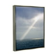 thumbnail image 3 of Stupell Industries Sun Rays Shining Ocean Clouds Coastal Photography Gray Floater Framed Art Print Wall Art, 3 of 6