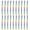 Multicolor, variant on HBBKVI U-Shaped Car Vent Trims, Electroplated Bright Strips for Interior Car Decoration, Set of 10, 8 Inch Length, Easy Installation