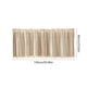 thumbnail image 3 of Mosquitera De Poliéster Para Ventana Cortinas de encaje de gasa semitransparente beige con bordado y bolsillo para barra, 2 paneles, 150 x 60 cm (1 unidad) JASKFLY, 3 of 5