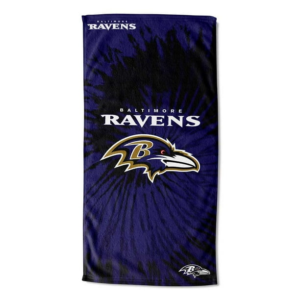 Toalla de playa Northwest Baltimore Ravens 76x152 cm Psychedelic