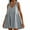 Gray, variant on Modest Dresses for Women Loose Fit Sleeveless V Neck 2026 Summer Boho Maxi Dress Solid Color with Pockets Pleated Date Night Dress Fashion for Travel and Holiday M