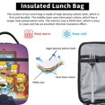 thumbnail image 5 of Simpsons Insulated Lunch Bags Reusable Tote Bag Lightweight Lunch Box Cooler Bag Lunchbox For Office Work School Picnic Beach, 5 of 9