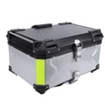 thumbnail image 1 of 65L Motorcycle Top Case, Water Resistant Aluminum Alloy Motorcycle Trunk, Motorcycle Tail Box with Security Lock, Quick Release Bottom Plate, Motorcycle Top Box for Helmet Luggage, 1 of 7