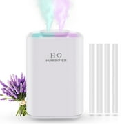 FAV Cool Mist Humidifier 3.3L Quiet Ultrasonic Top Fill Humidifier Dual Sprays Auto Shutoff for Home