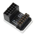 thumbnail image 1 of PH316A GPU PCIe U Turn 180 Degree Angle Connector Power Adapter Board For Desktop Graphics Card, 16Pin To 16Pin Connector,Male To Female Power Adapter, 600W 12V, 1 of 8
