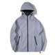 thumbnail image 1 of Abrigos de Invierno Largos para Hombres Cremallera Casual Reflectante Sólida Manga Larga con Capucha Chaqueta con Bolsillo, Abrigos de Invierno con Capucha para Hombres Al Aire Libre Diario, 1 of 9