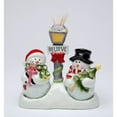 thumbnail image 2 of Ceramic Snowman Salt Pepper Toothpick Holder 5.375in Christmas, 2 of 5