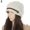 White, variant on ruhuadgb Women's Fashion Braided Autumn Winter Warm Baggy Beanie Knit Crochet Ski Hat Cap