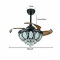 thumbnail image 2 of DENEST LED Ceiling Fan Chandelier with Remote Control, 2 of 3