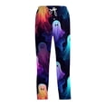 thumbnail image 2 of Satingcolo Funny Mens Pajama Pants Lightweight Pjs Bottoms Sleepwear Bottom Pants Comfortable Soft Men's Pajama Bottoms Halloween Gift For Men, 2 of 6