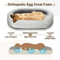 thumbnail image 3 of Gimars Orthopedic Thicken Egg Foam Ultra Soft Dog Beds for Large Dog Waterproof High Supportive Bolsters with Easy Clean Removable Washable Pet Beds Cover for Large Medium Small & Aging Dogs, 3 of 10