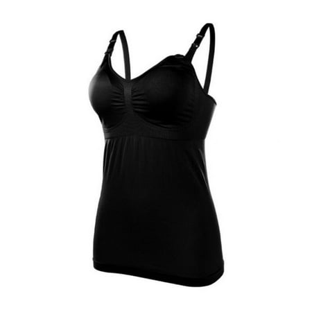 

Women s Fashionable Seamless Full Cup Camisole Wire Free Padding Top with Adjustable Shoulder Straps Solid Color Bra