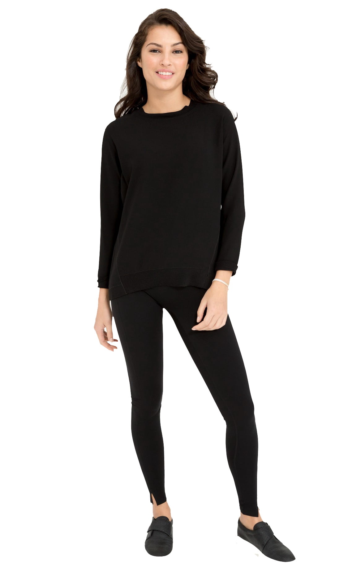 SPANX EveryWear Hem Slit Very Black 
