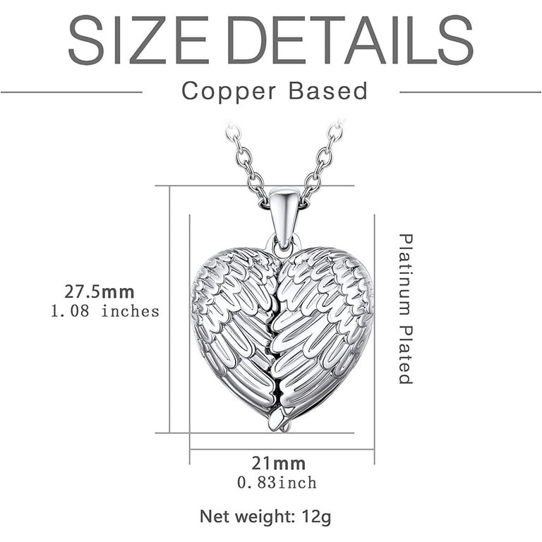 Floral Pattern Engraved Heart Locket Pendant 925 Sterling Silver