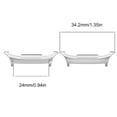 thumbnail image 3 of Conector Correa Reloj 2 Piezas para Galaxy Watch 7 Ultra 47 Mm (plateado 24 Mm), 3 of 4
