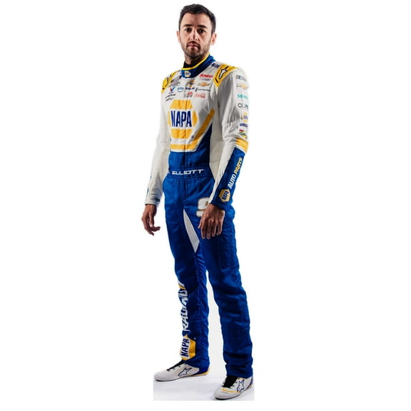 Prime Party Chase Elliott NASCAR Life-Size Cardboard Standup, Photo Prop, Man Cave Decor, 75.5"