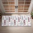 thumbnail image 2 of White Christmas Tree Pattern Door Rugs,Washable Non Slip Door Mats Indoor,Decorative Door Mats,Entry Mat Indoor for Entrance,Bedroom,Kitchen,Bathroom,16"x47", 2 of 6
