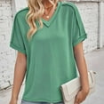thumbnail image 4 of Womens White Tunic Tops Dressy Casual Womens T Shirts Loose Fit Boho My Orders Placed Recently By Me, 4 of 7