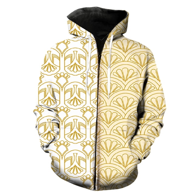 Sudadera con capucha y cremallera para hombre, diseño abstracto, estilo hip hop, con estampado 3D, para adolescentes, moda de primavera, unisex, de gran tamaño
