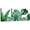 Wallart-07, variant on 3 Panels Canvas Wall Art for Living Room Tropical Jungle Island Green Plants Nature Wilderness Photography Pictures Painting Modern Artwork Stretched and Framed Ready to Hang - 12" x 16" x 3