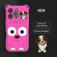 thumbnail image 6 of 3D Cute Cartoon Phone Case Compatible with iPhone 16 Pro Max - Fashionable and Stylish - Soft Silicone Protective Case - Kawaii Shockproof Protective Cover for Women, Girls, and Kids - Rose, 6 of 7