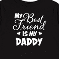 thumbnail image 4 of Inktastic My Best Friend is My Daddy with Hearts Boys or Girls Long Sleeve Toddler T-Shirt, 4 of 5