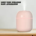 thumbnail image 5 of PureCasa Mini USB Portable Compact Humidifier with 7 Colors Night Light, 220ml Quiet Spray Large Mist Air Atomizer Desktop Humidifiers for Bedroom Car Home Office, 1PC, Pink, 3"x3"x4", 5 of 6