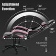 thumbnail image 6 of Bigzzia Gaming Chair Office Chair, Ergonomic Game Chair with Headrest & Lumbar Pillow, Black Pink, 6 of 9