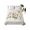 White, Yellow, Green, variant on Twin Flat Sheet Only Farmhouse Wild Flower Leaves Soft Microfiber Cooling Bedding Sheets Country Floral Herb Flat Bed Sheet