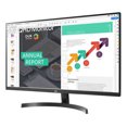 thumbnail image 2 of LG 32QN600 32" QHD Écran Large LED Moniteur IPS - Certifié Rénové, 2 of 4