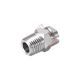 thumbnail image 3 of Punta de pulverización de ventilador plano Unique Bargains Acero Inoxidable 304 Rosca macho BSPT 1/4 2 Uds 110 grados orificio 2.0 mm, 3 of 4