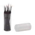 thumbnail image 1 of H & B Detail Paint Brush Set 12 piezas de pinceles de pelo de nailon en miniatura con 1 bolsa y Abody Cepillo de pintura, 1 of 7