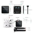thumbnail image 4 of Viworld Dragonfly Solar String Lights Outdoor 23 Feet 50 Led Waterproof Solar Powered Fairy Lights, 8 Modes Decorative Lights for Patio Garden Yard Fence Wedding Christmas Party, Multicolor, 4 of 5
