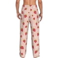 thumbnail image 3 of Goofa Strawberries Printed Soft Pajama Pants for Men, Wide Leg Comfy Casual Lounge Yoga Pants-Small, 3 of 9