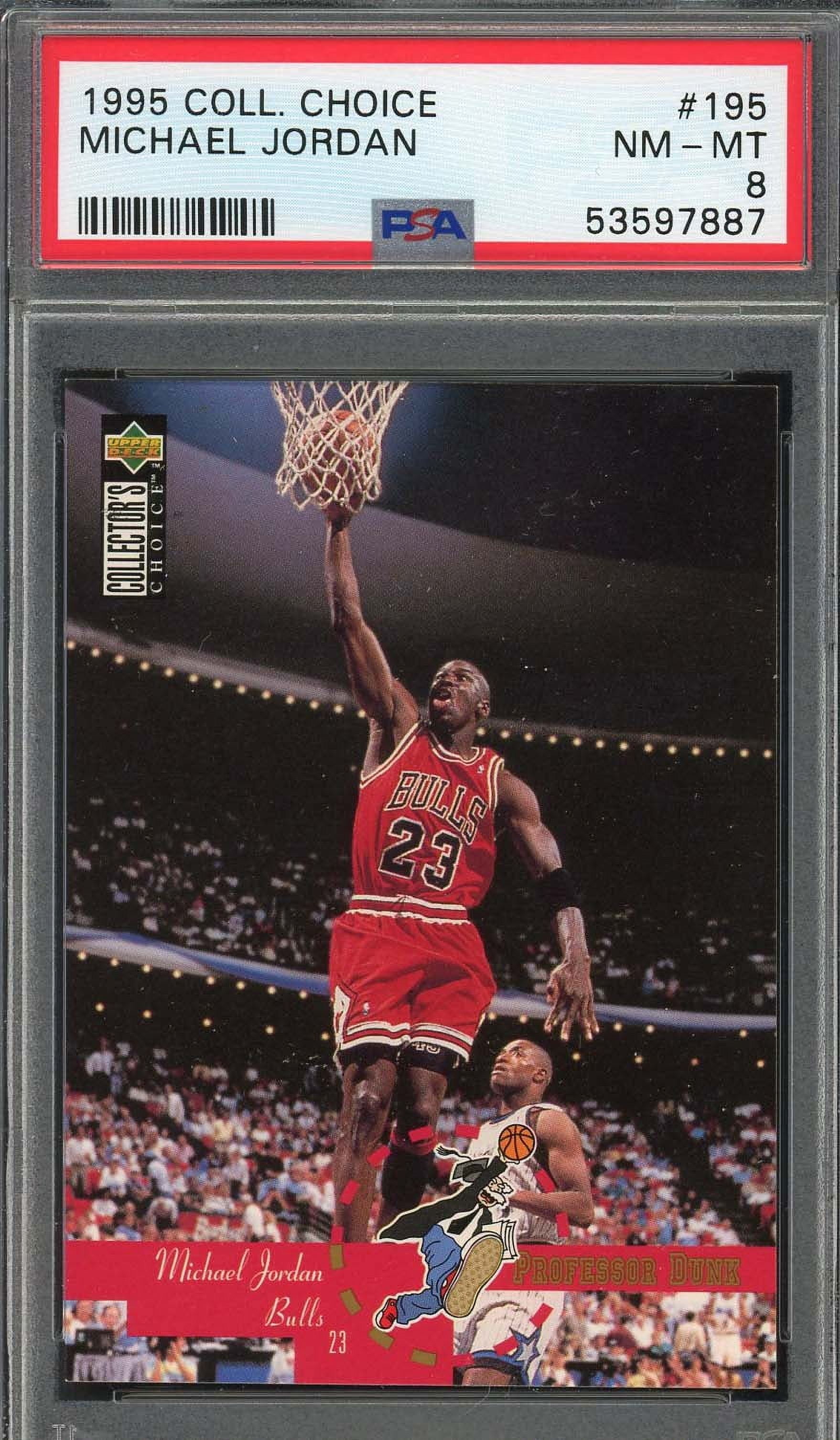 マイケルジョーダン　NBAカード1994-95 EMOTION#100 PSA9 1994-95 Emotion #100 Michael Jordan - NM-MT
