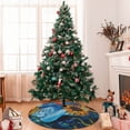 thumbnail image 7 of Sikiie Starry Night Sunflower Field 30-48 inches {designName} Print Christmas Tree Skirt Snowman Xmas Tree Skirt with Edge Christmas Decorations for Holiday Party-36", 7 of 7