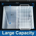 thumbnail image 6 of Kalamera 3.5 Cu.ft compact deep freezer freestanding for home/apart with lowest -4℉, 6 of 11