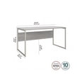 thumbnail image 4 of Hybrid 60W x 30D Computer Table Desk in Platinum Gray - Engineered Wood, 4 of 8