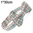 thumbnail image 2 of Collar para perro con hebilla de aleación de algodón, a cuadros, con lazo para mascotas, círculo para perros, 2 of 5