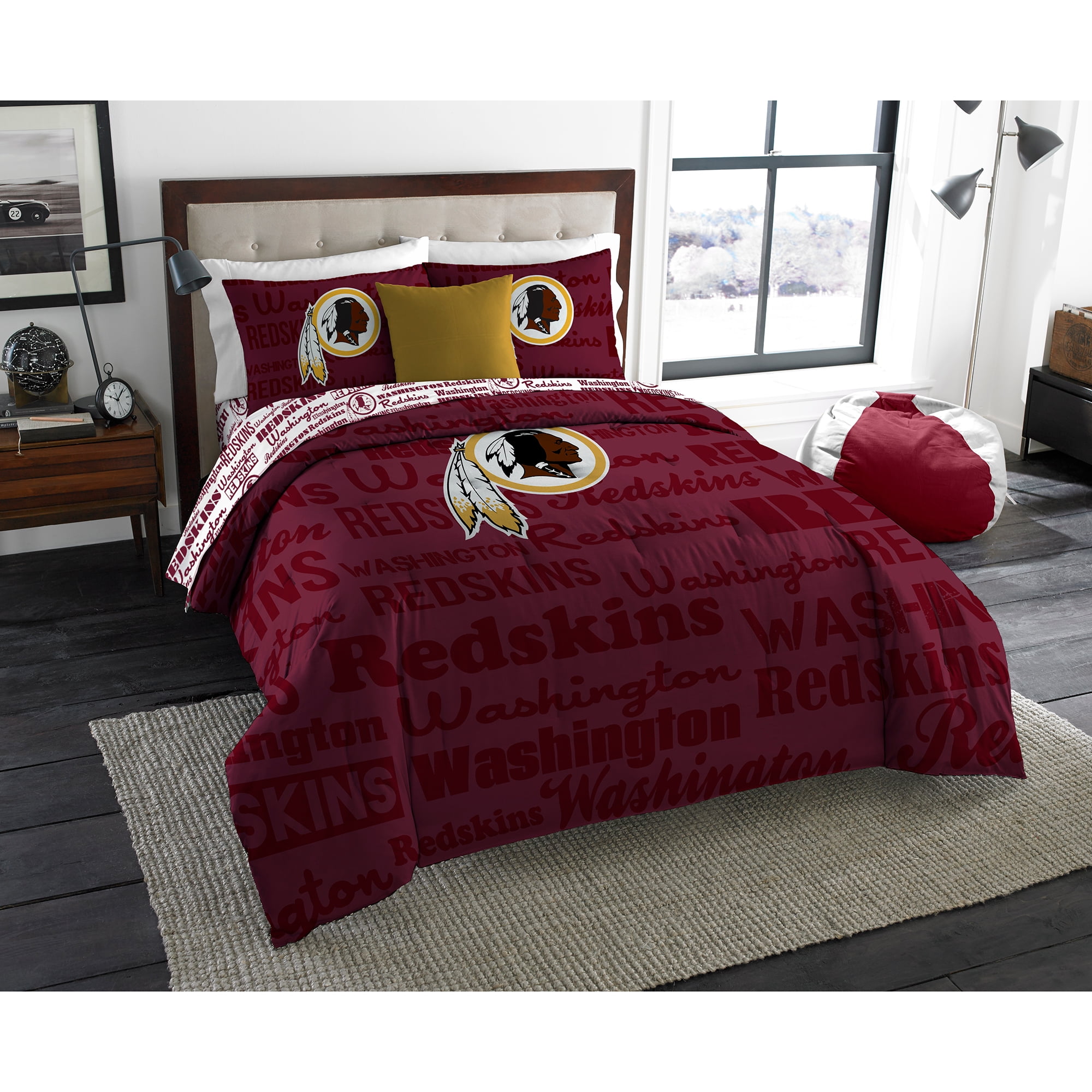 Nfl Washington Redskins Bed In A Bag Complete Bedding Set