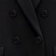 thumbnail image 3 of Chaquetas para mujer Trendy Solid Double Breasted Button Front Style Plus Size Coat Tops Odeerbi ODB-3, 3 of 3