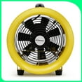 thumbnail image 6 of M optimized 8" Portable Utility Blower Fan - 195W, 1070 CFM, Heavy Duty Exhaust Fan with 16.4 FT Duct Hose, Yellow, 6 of 7